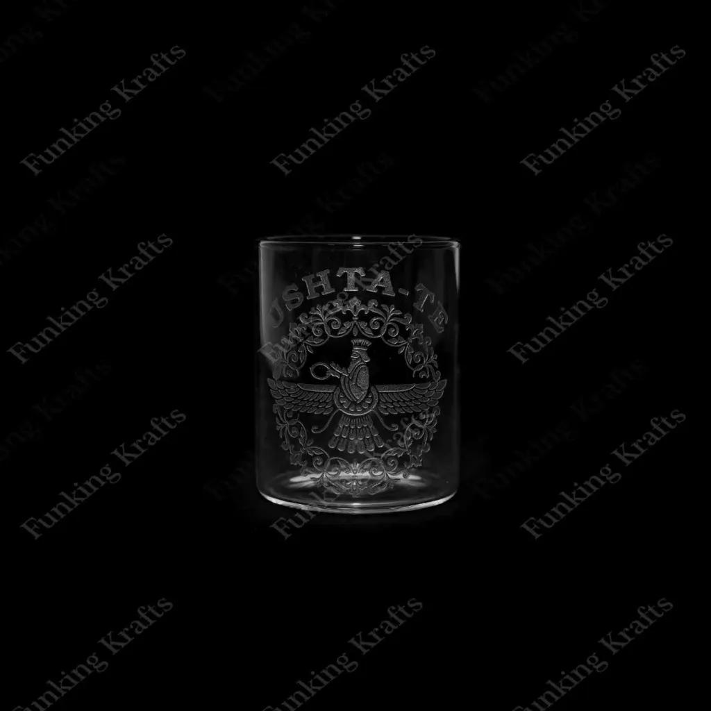 [FK-EBGUTS-058] Engraved Borosilicate Glass R-Ushta-te (small)