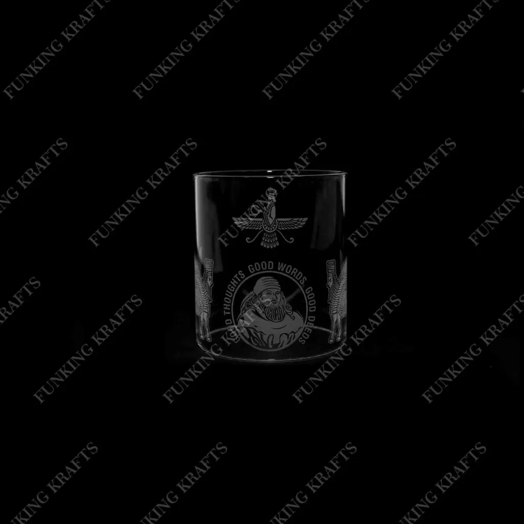 [FK-EBGCS-060] Engraved Borosilicate Glass Cylinder G3 (small)