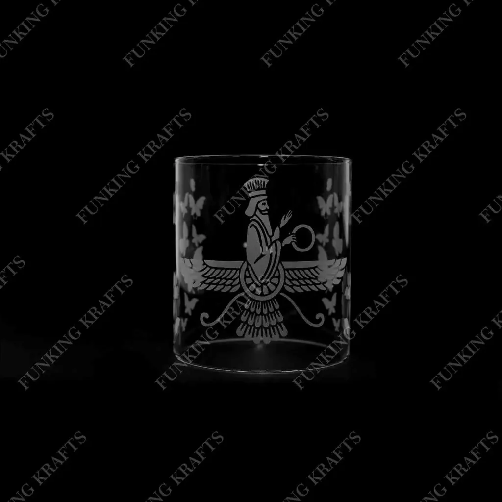 [FK-EBGCS-063] Engraved Borosilicate Glass Cylinder BFF (small)