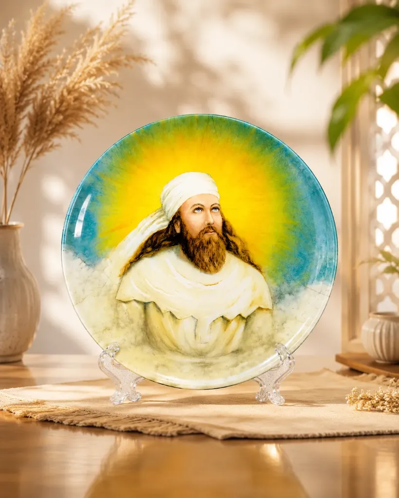 [FK-PCP-0010] Printed Ceramic plate ( Size 8 inch)