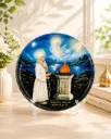 Printed Ceramic Plate (Size 8 inch)