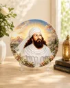 Printed Ceramic Plate ( Size 8 inch)