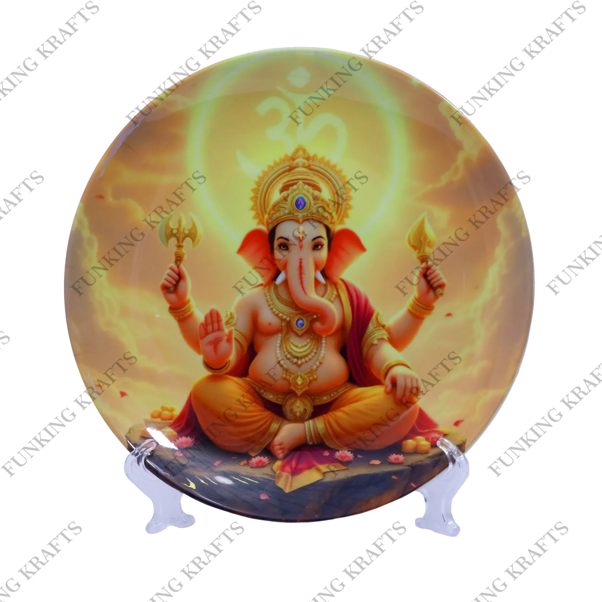 [FK-PCP-002] Printed Ceramic Plate (Size 8 inch)