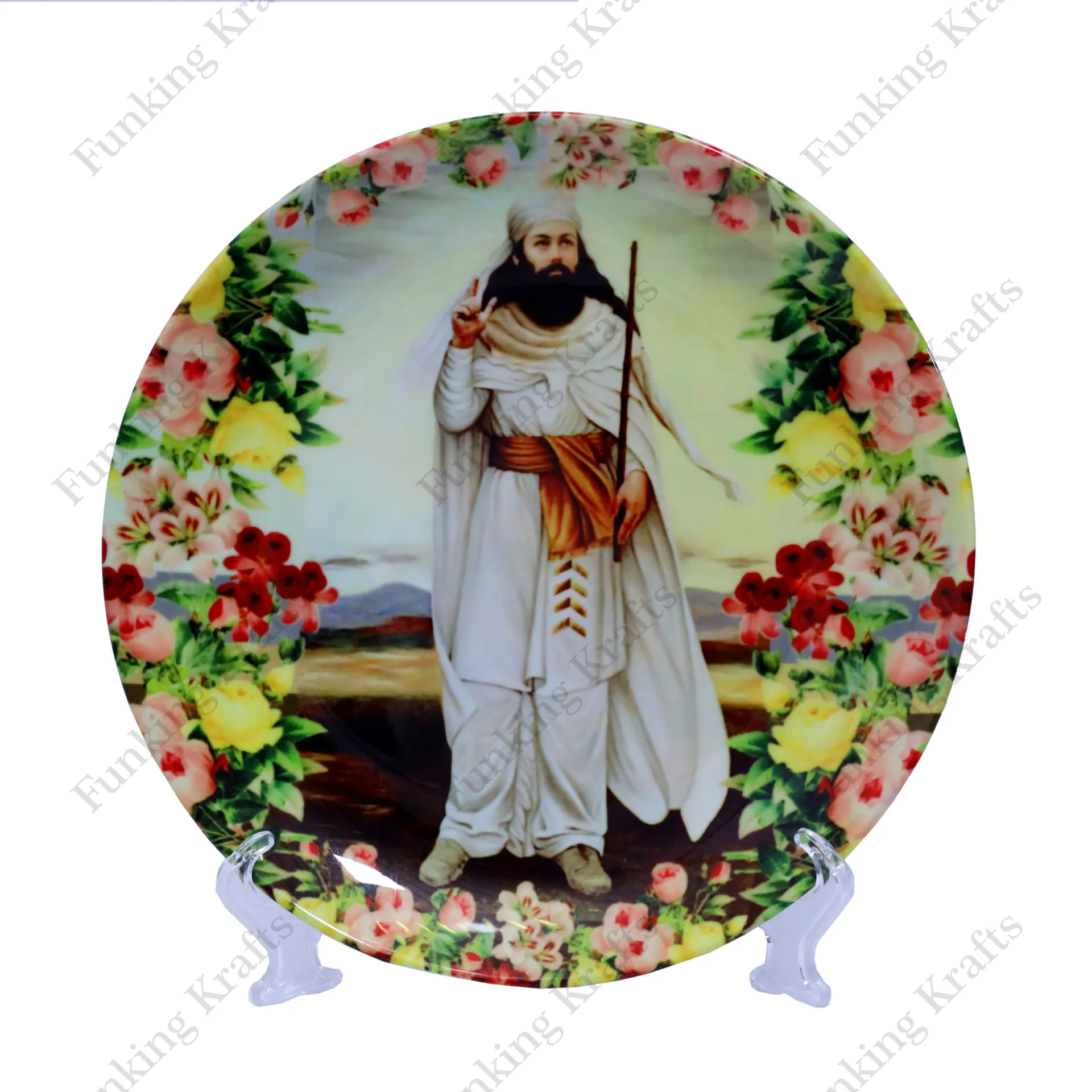 [FK-PCP-033] Printed Ceramic Plate (Size 8 inch)